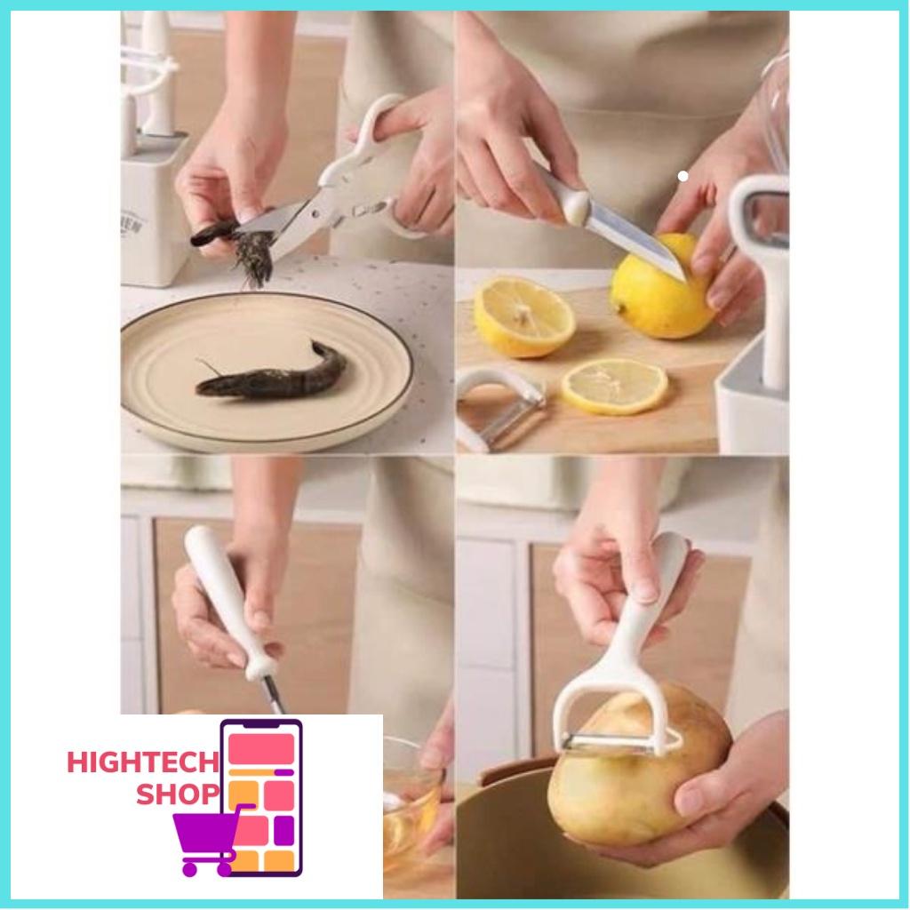 Bộ 6 Món Nhà Bếp Kitchen Gadgets kéo dao bào đánh trứng đồ khui