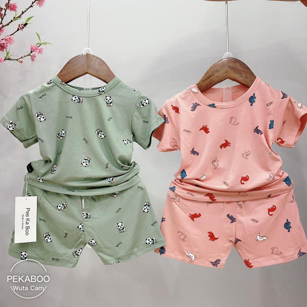 Đồ bộ cộc chất vải thun lạnh cho bé