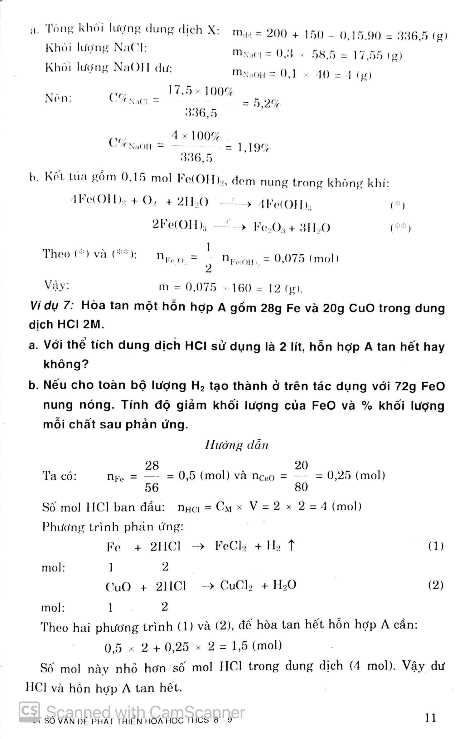 Một Số Vấn Đề Phát Triển Hóa Học Thcs 8-9 - ảnh 4