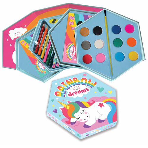 Rainbow Dreams - Hex Colouring &amp; Activity Drawers