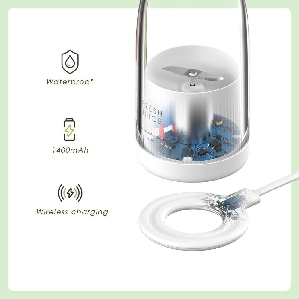 Máy xay sinh tố di động, máy xay sinh tố máy xay sinh tố có thể sạc lại, máy trộn không dây tập thể dục tập thể dục
