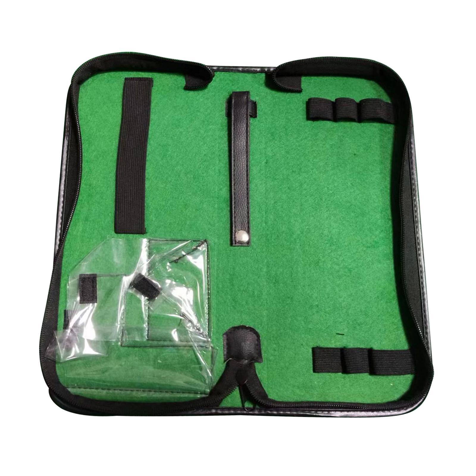 Golf Putter Set Bag, Golf Putting Set Carrying Protective Golf Clubs Putters Carrier Travel Tote Bag PU Leather Pouch for Home Outdoor Sports