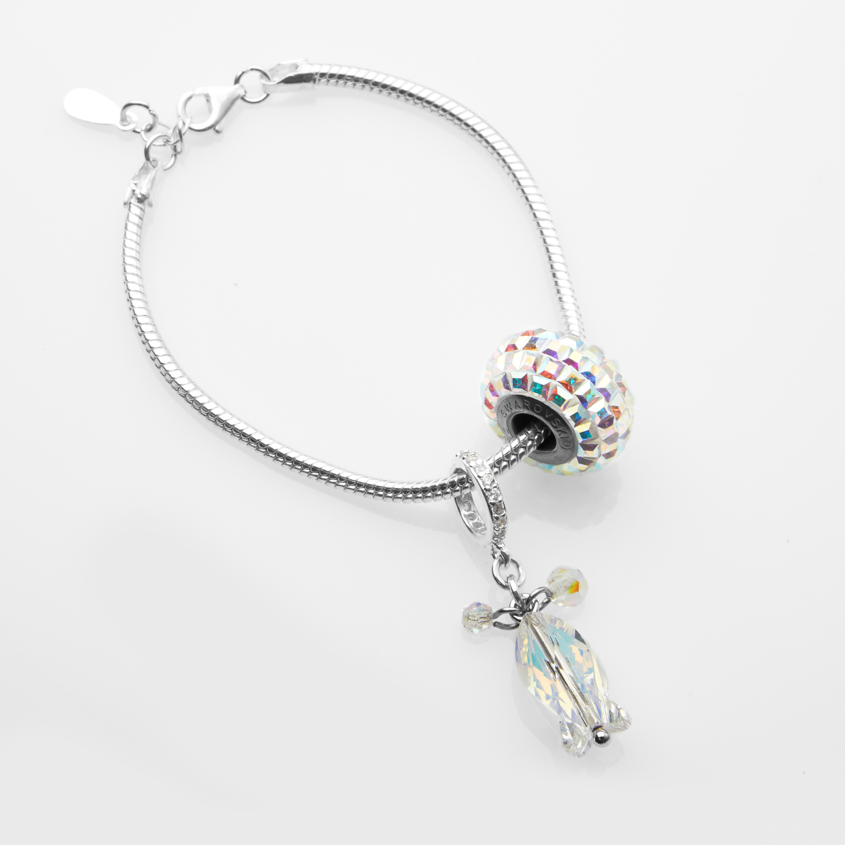 Vòng Tay Tropicana Phối Charm Swarovski Cá Ngũ Sắc