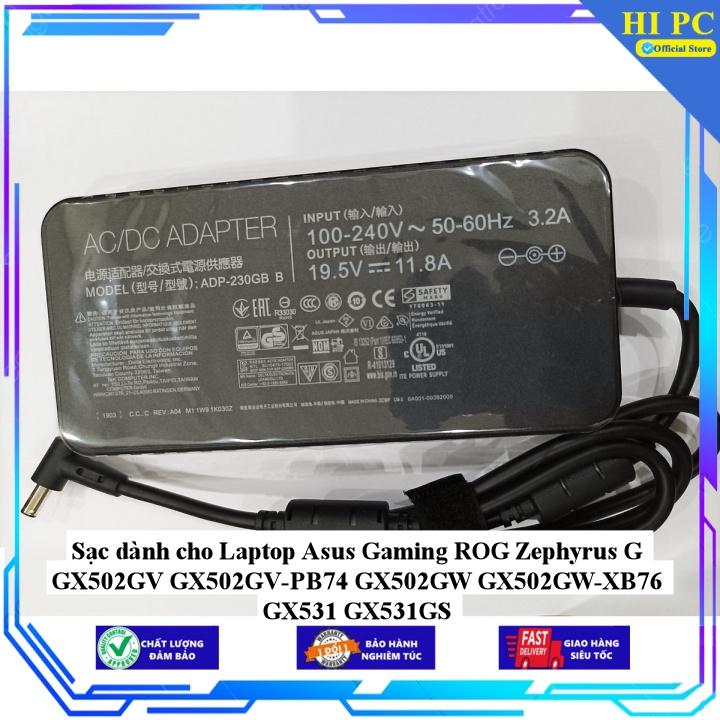 Sạc dành cho Laptop Asus Gaming ROG Zephyrus G GX502GV GX502GV-PB74 GX502GW GX502GW-XB76 GX531 GX531GS - Kèm Dây nguồn - Hàng Nhập Khẩu