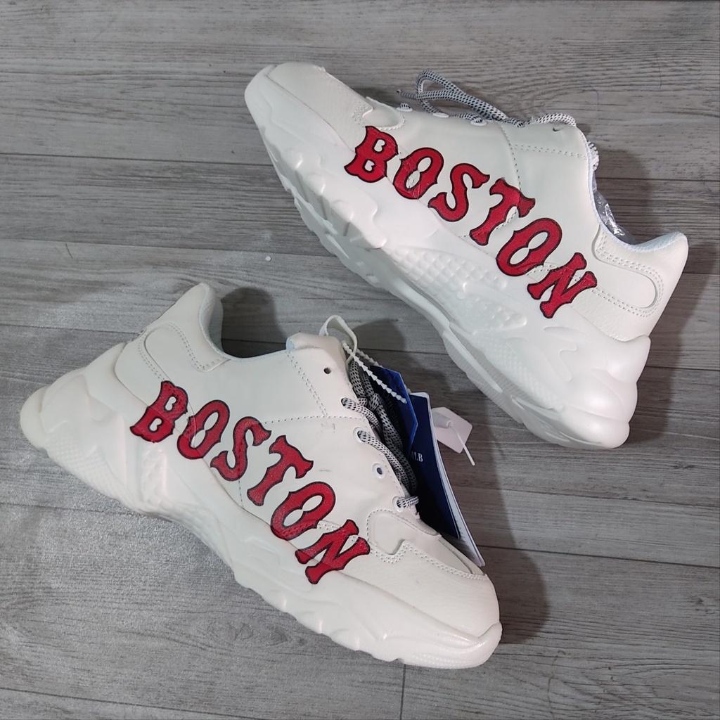 Giày thể thao sneaker nam nữ màu trắng BOSTON NY LA