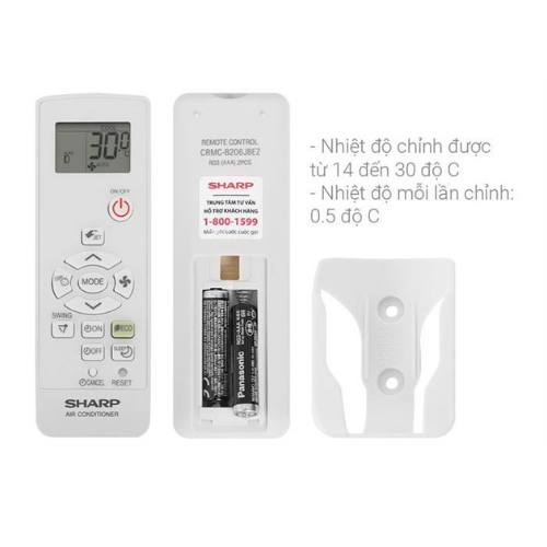 Máy lạnh Sharp Inverter 1 HP AH-X10CEWC - Hàng Chính Hãng