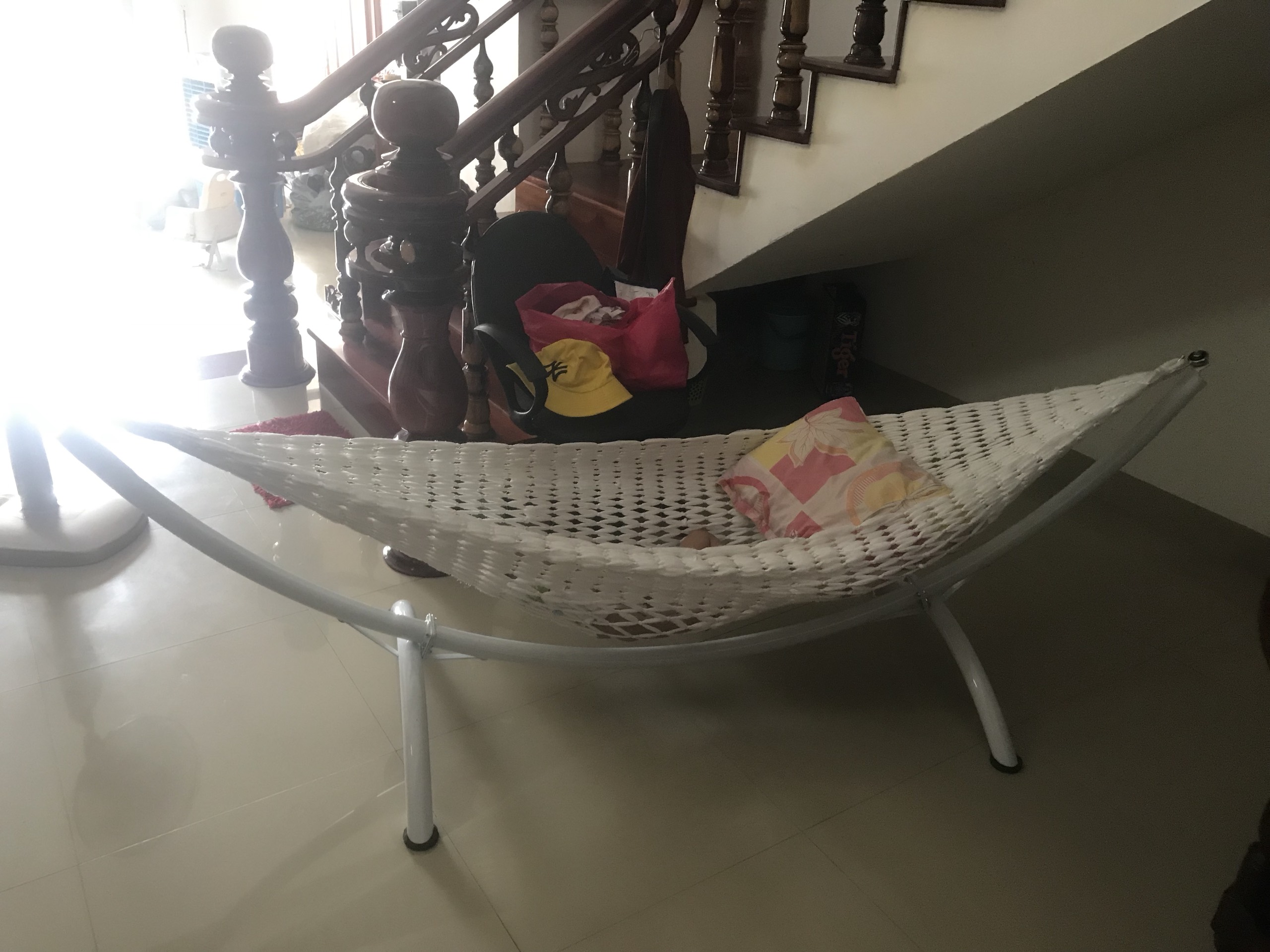 Lưới Võng Sợi Tơ Handmade Dài 2m2 Treo Khung Mai Cao