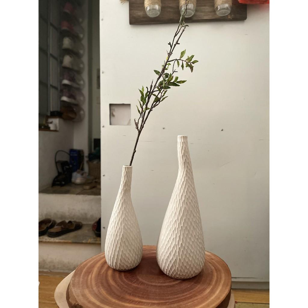Lọ hoa hiện đại trang trí, decor phòng khách, cửa hàng