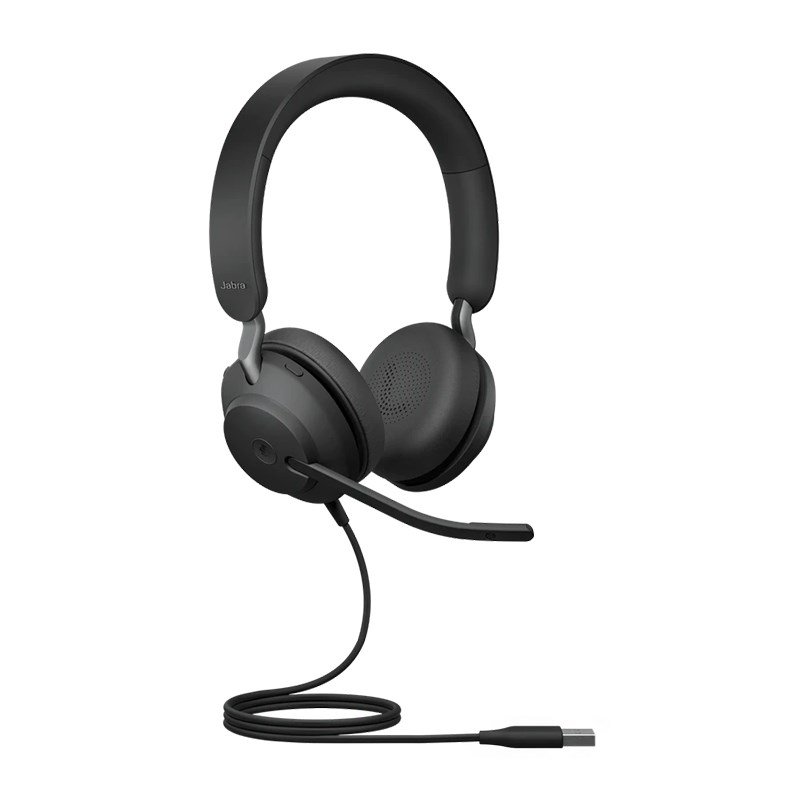 Tai nghe có micro Jabra Evolve2 40 Stereo MS - Hàng chính hãng