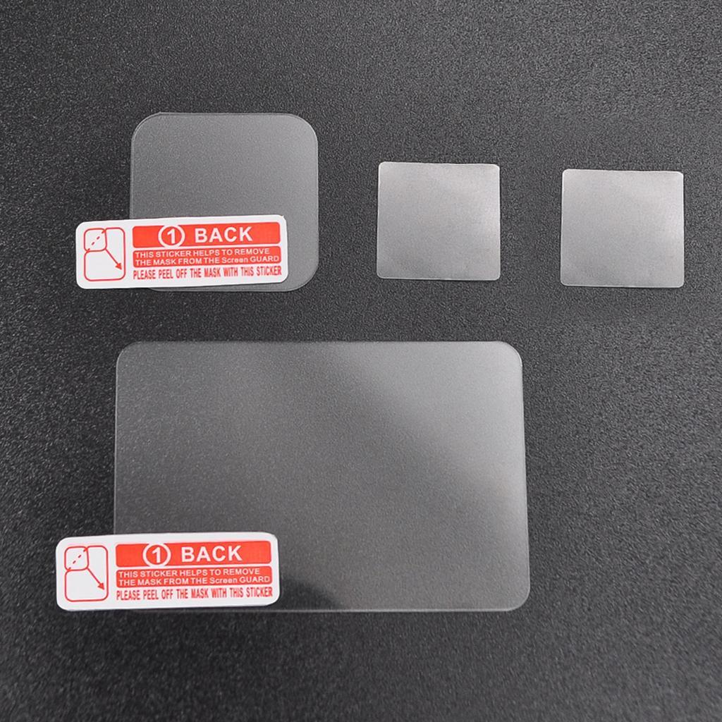 Tempered Glass Film Lens+Screen Protector Cover for 8 Black