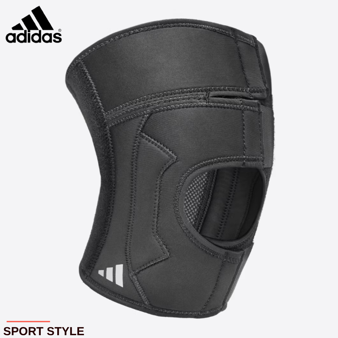Bó Gối, Băng Gối Thể Thao Thun Co Giãn ADIDAS ADSU-1500 Adjustable Knee Support (1 Cái) - Chính Hãng