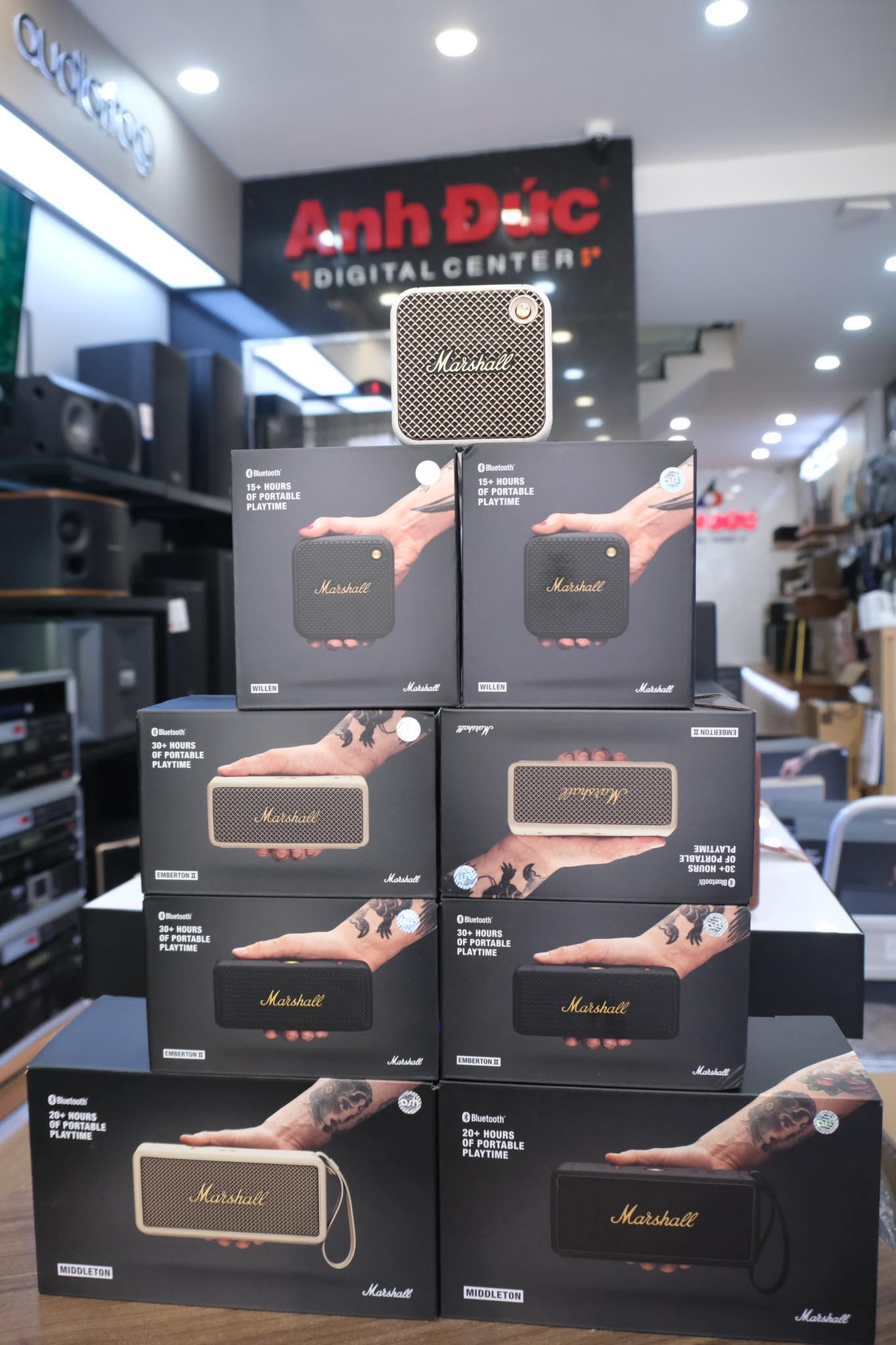Loa Bluetooth Marshall Middleton - Hàng Chính Hãng ASH