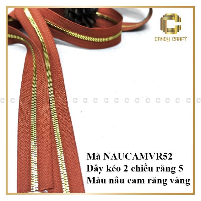 Dây kéo 2 chiều răng 5