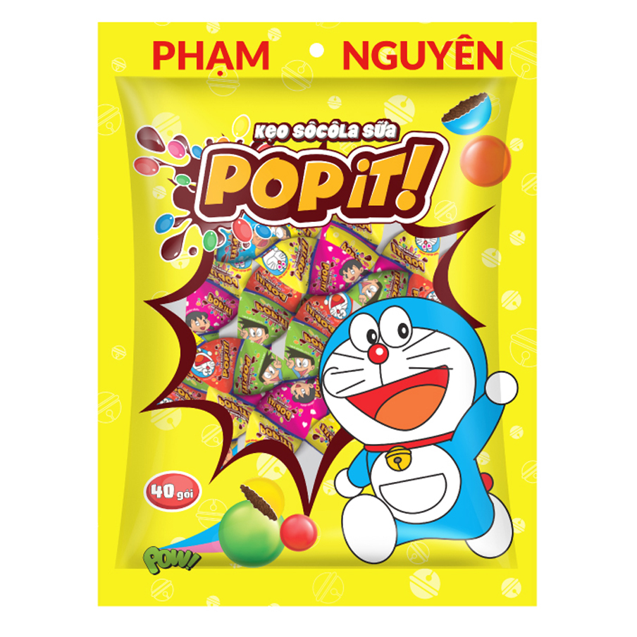 Kẹo Popit Doremon 212g (5,3g x 40 gói)