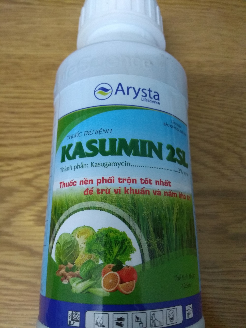 Sản phẩm trừ vi khuẩn và nấm KASUMIN 2SL - chai 425 ml