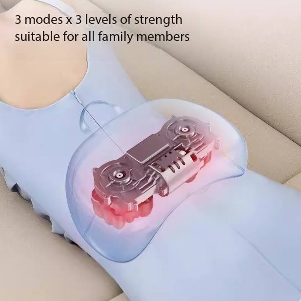 [Tặng củ sạc + cáp sạc] Gối Massage Cổ Vai Gáy Không Dây GDV S8 Ruột Gối Bằng Cao Su Non Loại 20 Bi Dùng Pin Sạc - Màu Ngẫu Nhiên - Hàng Chính Hãng