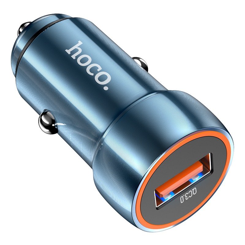 Tẩu sạc nhanh hoco 20w trên ô tô Z46, 1 cổng USB PD20W QC3.0