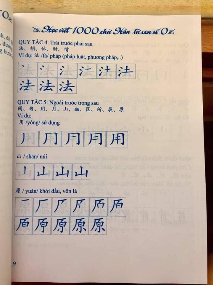 Sách - Combo 3: Học viết 1000 chữ Hán từ con số 0 + Siêu trí nhớ chữ Hán Tập 01 + 5000 từ vựng tiếng Trung thông dụng nhất + DVD Tài liệu