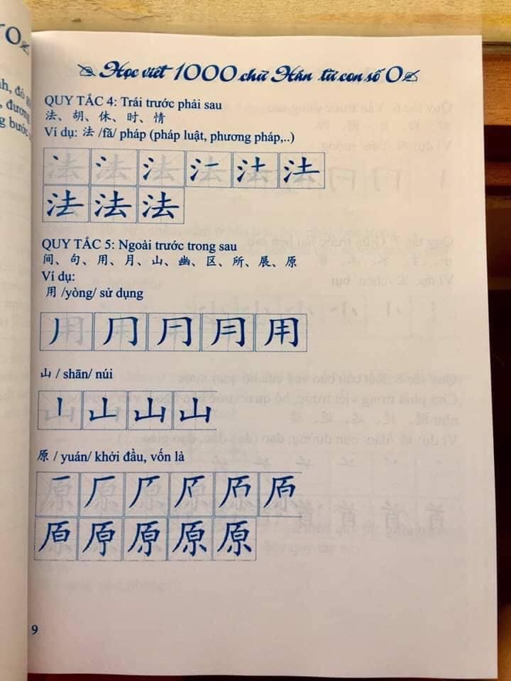 Sách - Combo 3: Học viết 1000 chữ Hán từ con số 0 + Tự Học Tiếng Trung Giao Tiếp Từ Con Số 0 Tập 1 + 5000 từ vựng tiếng Trung  theo khung HSK + DVD tài liệu