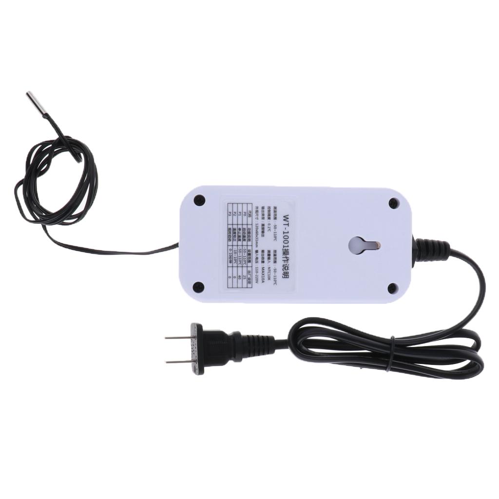 WT-1001 Thông Minh 110V Bộ Điều Khiển Nhiệt Độ Kỹ Thuật Số Bình Giữ Nhiệt Chuyển Hoa Kỳ