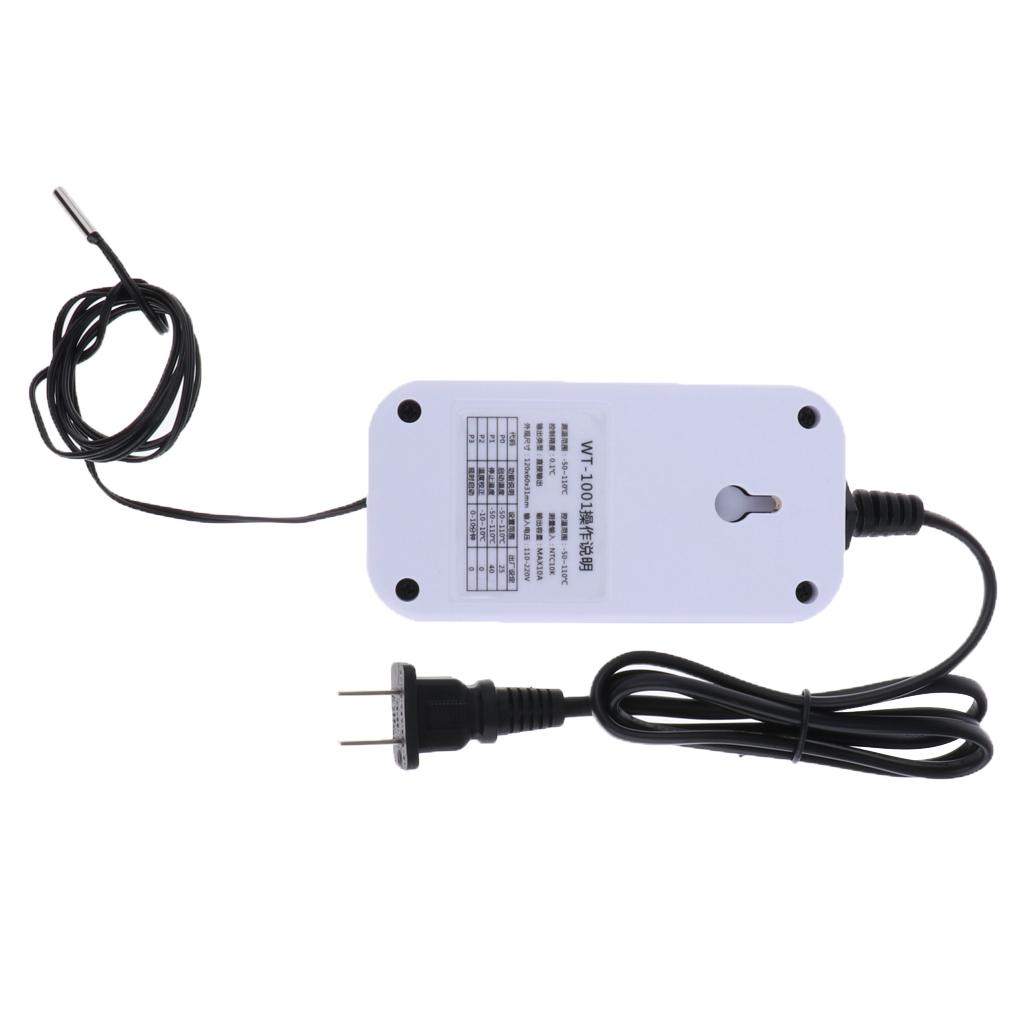 3 Pcs Smart 110V 10A Digital Temperature Controller Thermostat Switch US