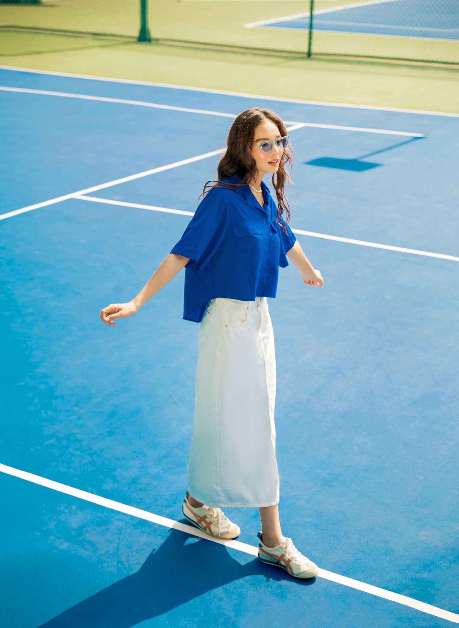 OLV - Áo Zynne Top In Blue