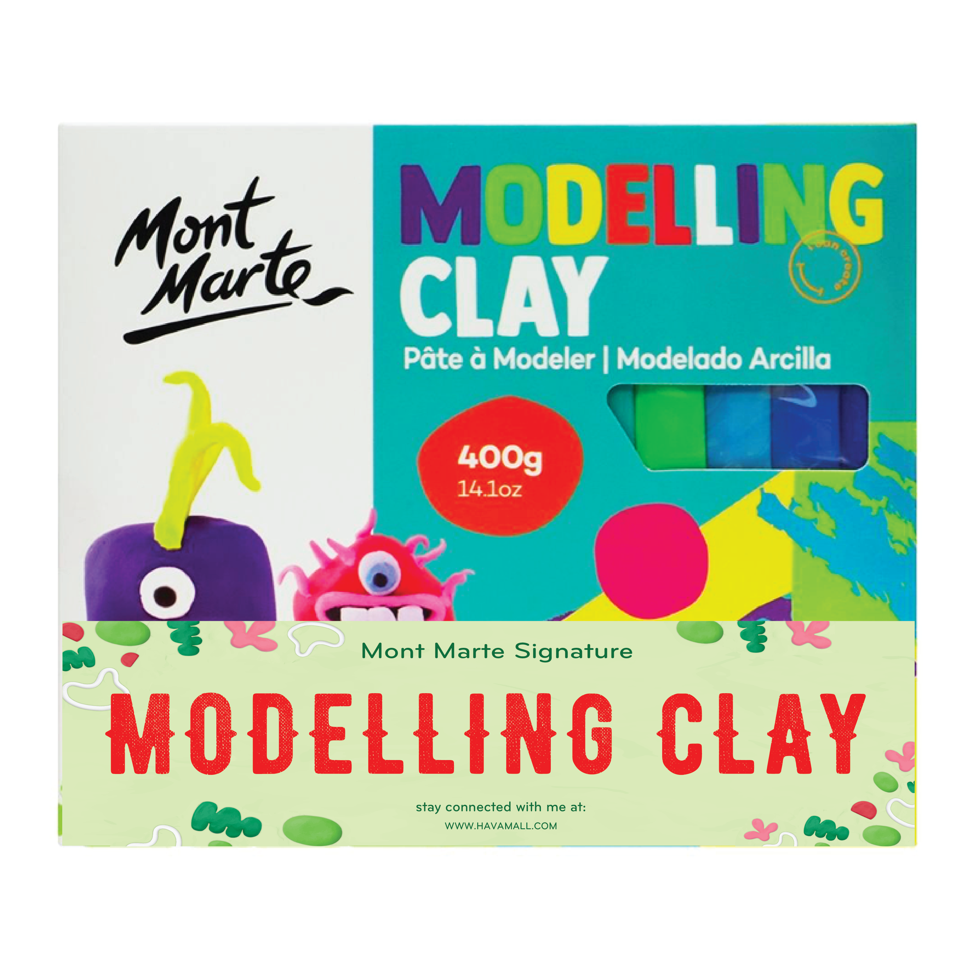 Đất sét Mont marte mã MMKC0162 MM Kids Modelling Clay