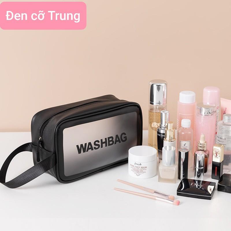 Túi Xách nữ Túi đựng mỹ phẩm du lịch trong suốt chống thấm nước đa năng tiện dụng WASHBAG TD19