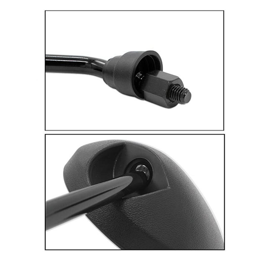 Electric Vehicle Rearview Mirror Mount Motorcycle 8mm Convex Mirror for Calf