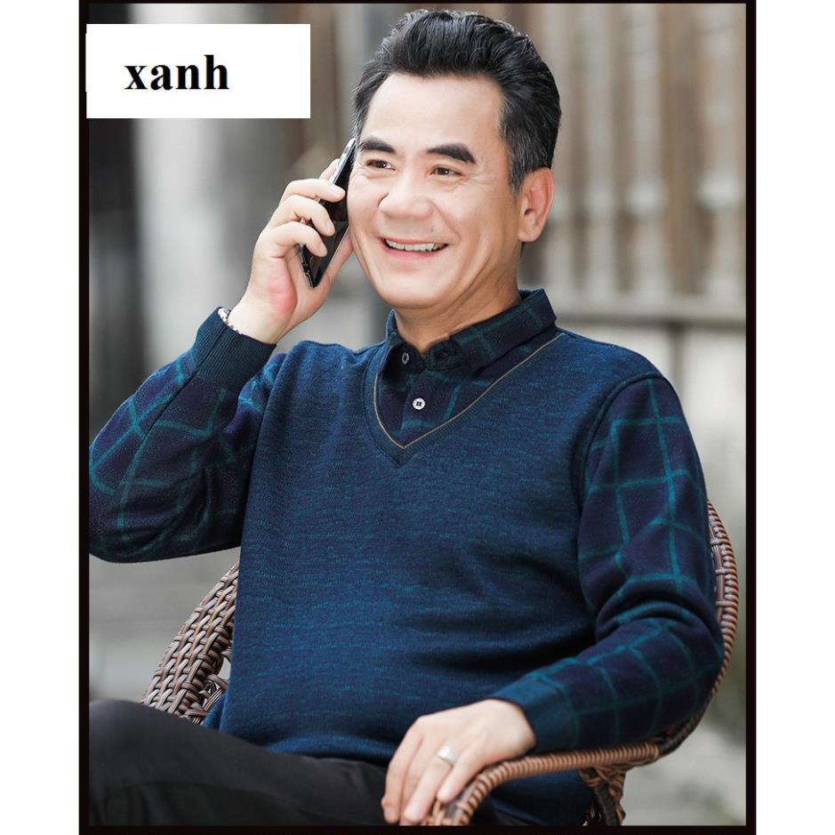 Áo ấm lót nỉ cho bố, cho ông