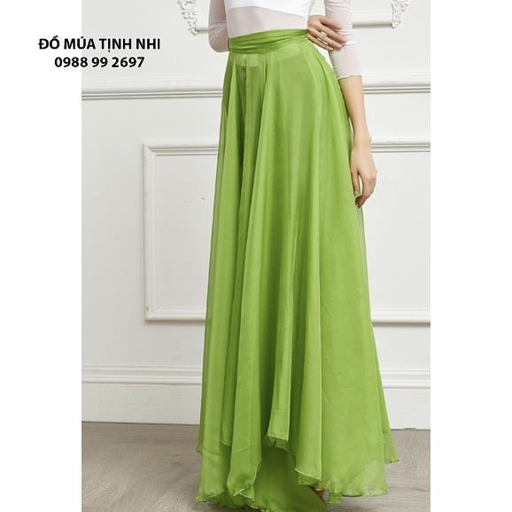 Chân váy | Tà váy múa cổ trang | Váy múa dân gian | múa hiện đại 720 độ CV04 - Đồ Múa Tịnh Nhi