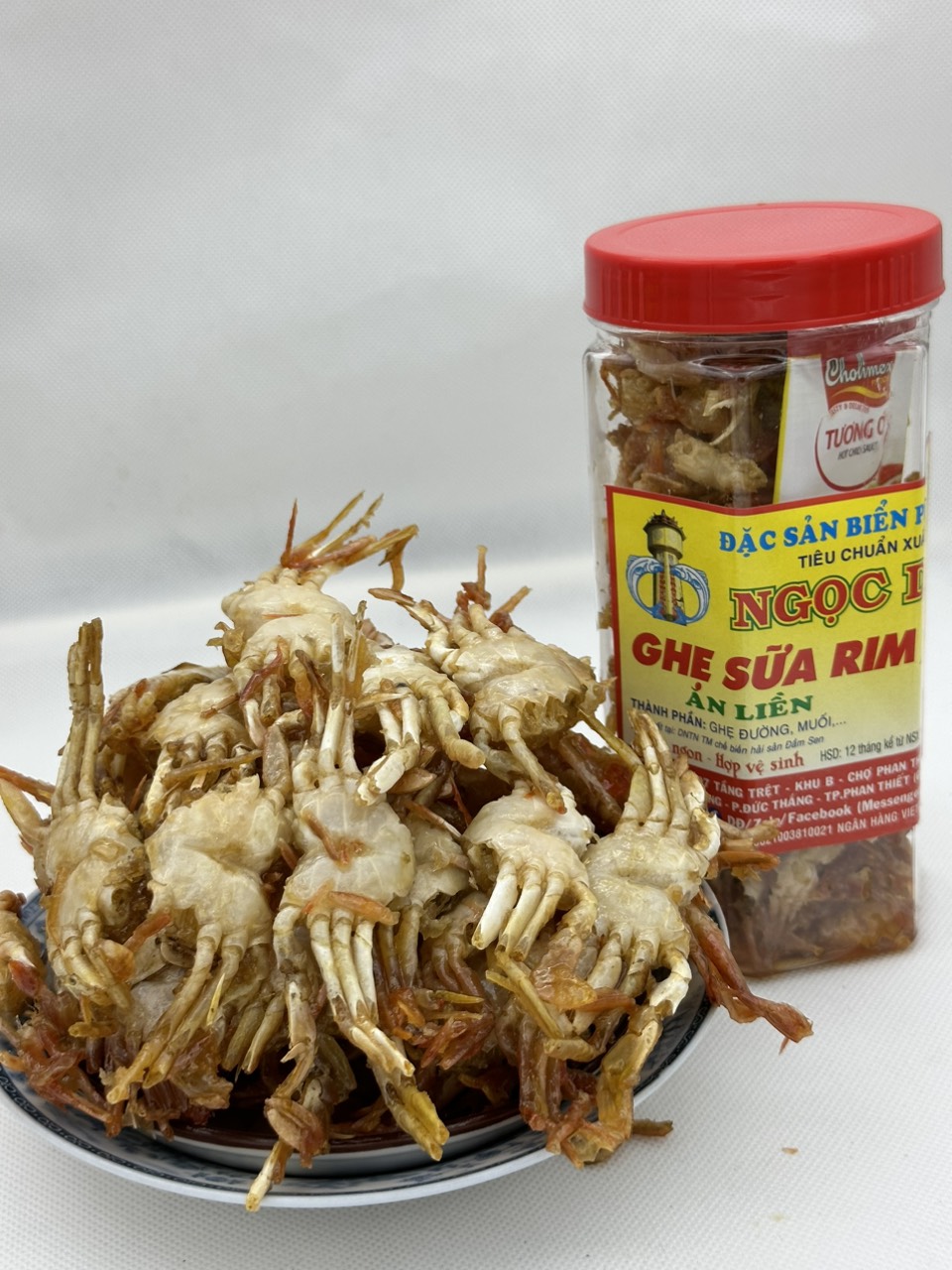 Đặc sản Phan Thiết - Ghẹ Sữa Rim Gói 50 Gram Sản Phẩm Trải Nghiệm Đã Chế Biến Ăn Liền Ngon Ơi Là Ngon. Hạn Sử Dụng 12 Tháng Kể Từ Ngày Đặt Hàng - OCOP 4 Sao