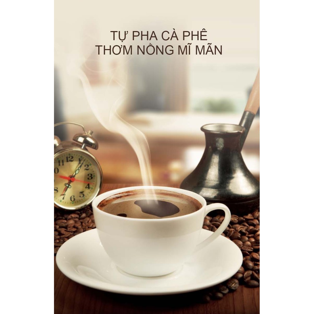 Máy Pha Cafe Espresso, Capuchino Bán Tự Động Gia Đình Tiross TS6211 (15bar), pha 2 tách cà phê cùng lúc, đánh bọt sữa bông và mịn , thương hiệu Ba Lan - Hàng chính hãng