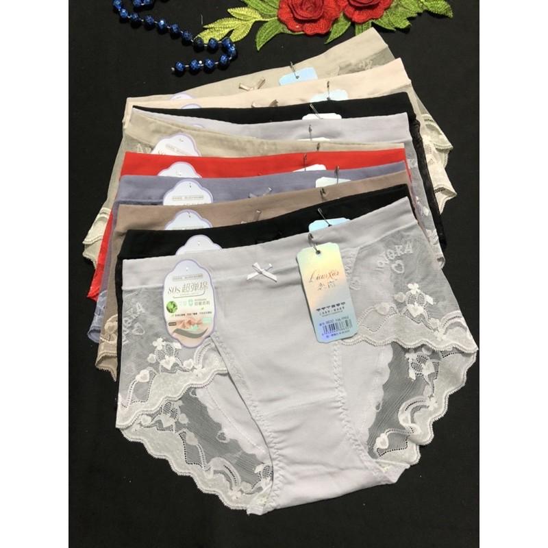 Quần lót nữ cotton phối ren set5c cao cấp, quần chíp nữ chất đẹp