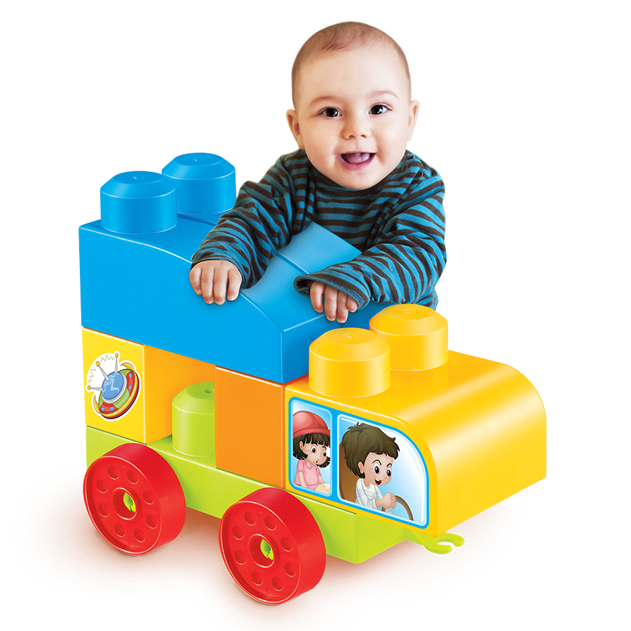 Đồ chơi lắp ráp Tinitoy First Block xe ô tô 313T-33A