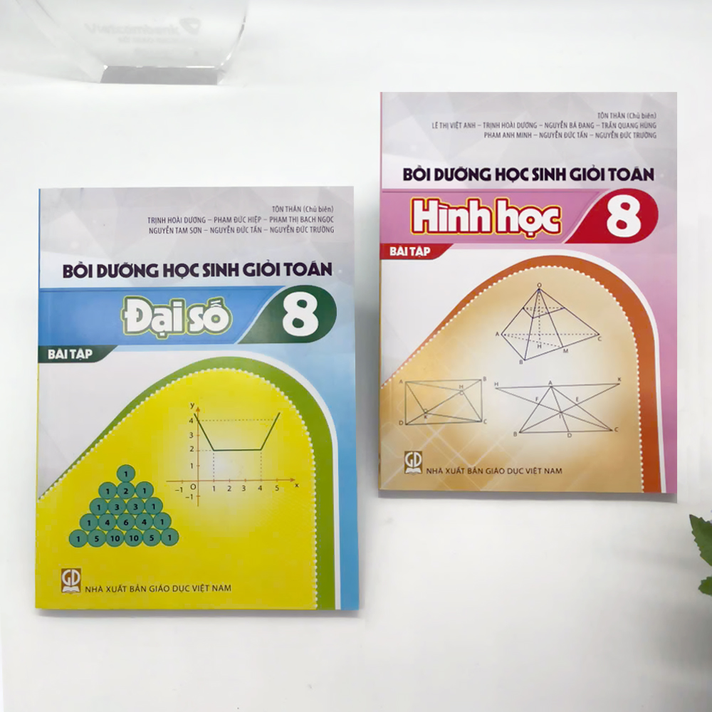 Combo: Bộ Sách Bồi dưỡng Học sinh giỏi Toán 8 (BT Đại số + Hình học)