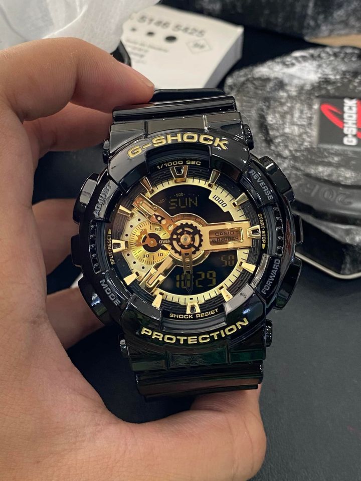 Đồng hồ nam dây nhựa Casio G-Shock chính hãng GA-110GB-1ADR (51mm)