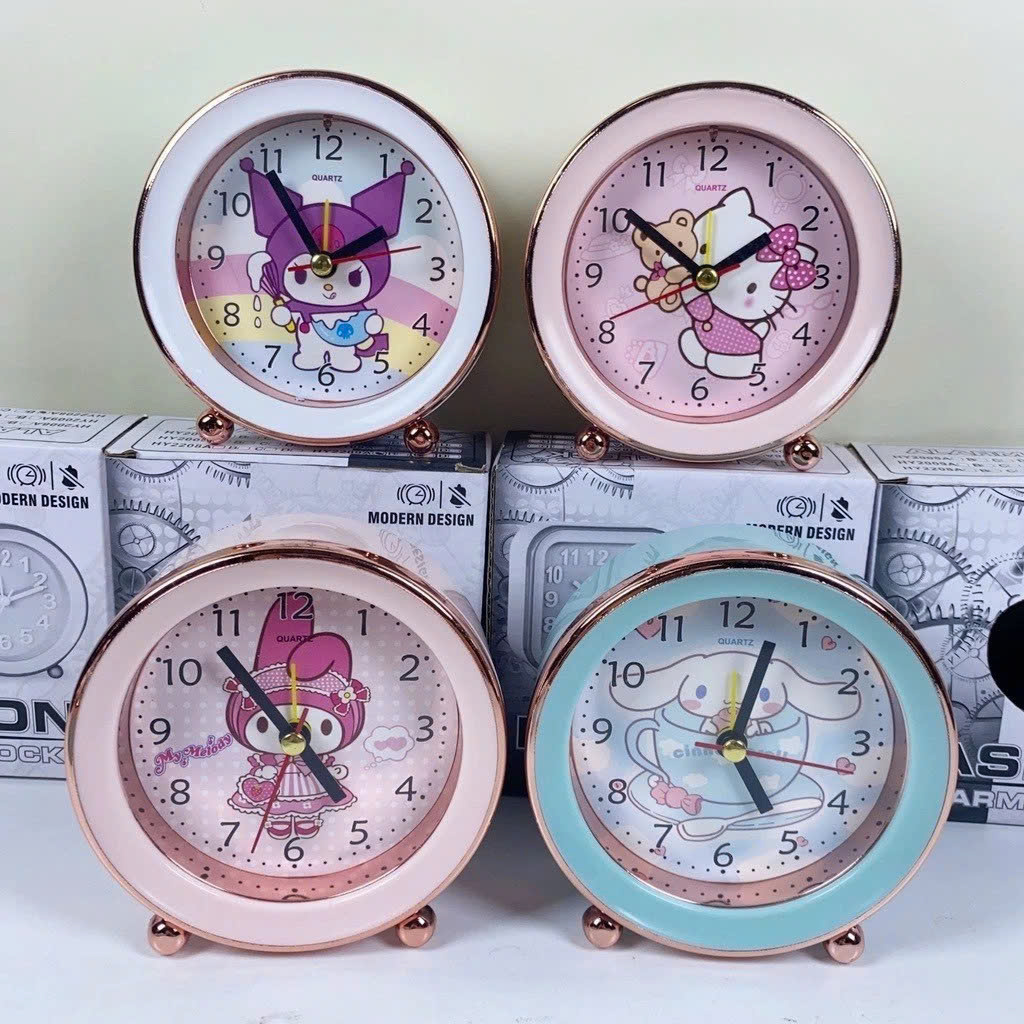 Đồng Hồ Báo Thức Để Bàn Hình Hoạt Hình Cute Vuông Tròn – Chuông Reo To, Đồng Hồ Decor Bàn Học Phòng Ngủ Cho Bé - HÀNG CHÍNH HÃNG MINIIN