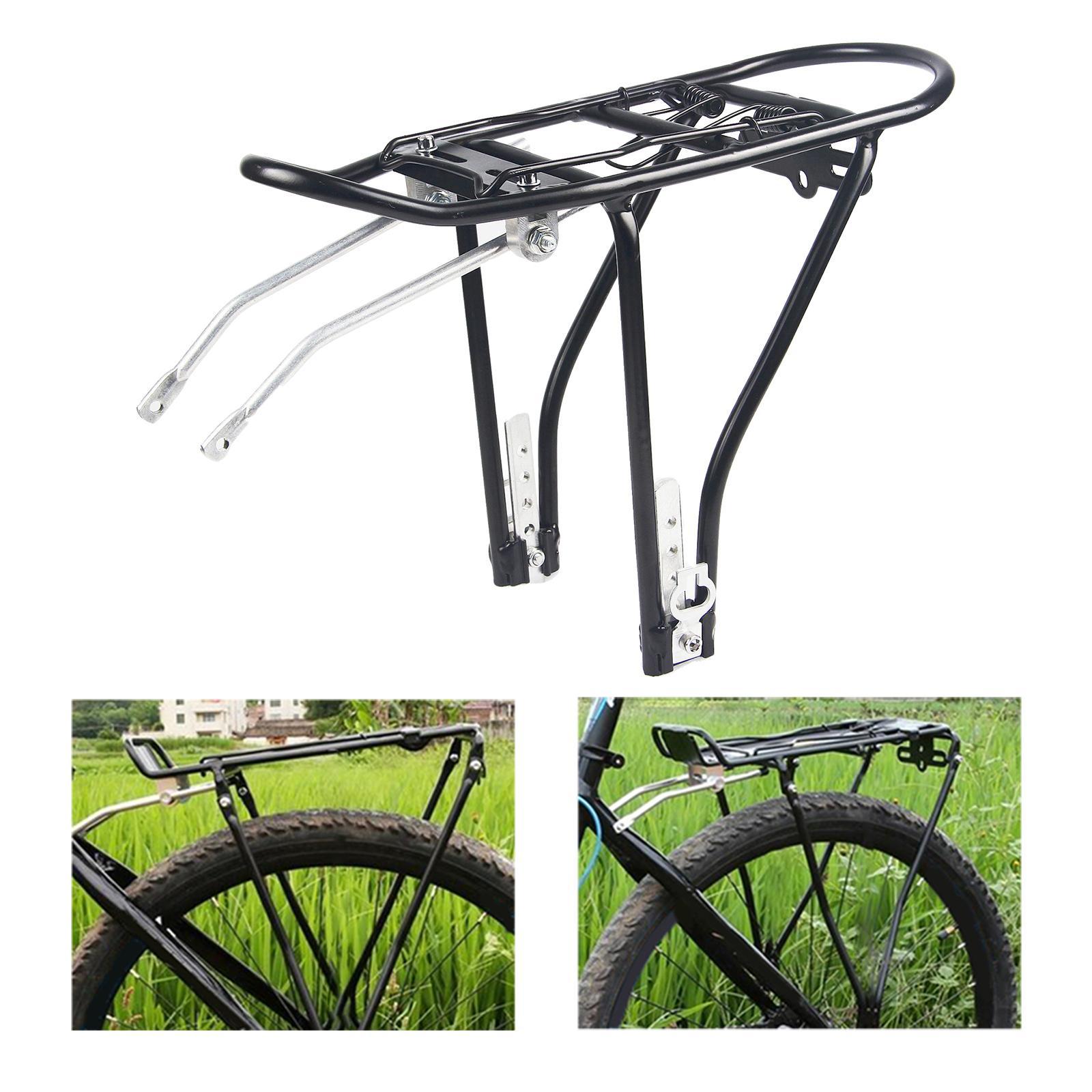 Aluminum Alloy Bicycle Rear Cargo Rack Shelf Suitable for 14"16"18"20" Cycle Travel Carrying Parts, Bike Rear Rack Bicycle Accessories
