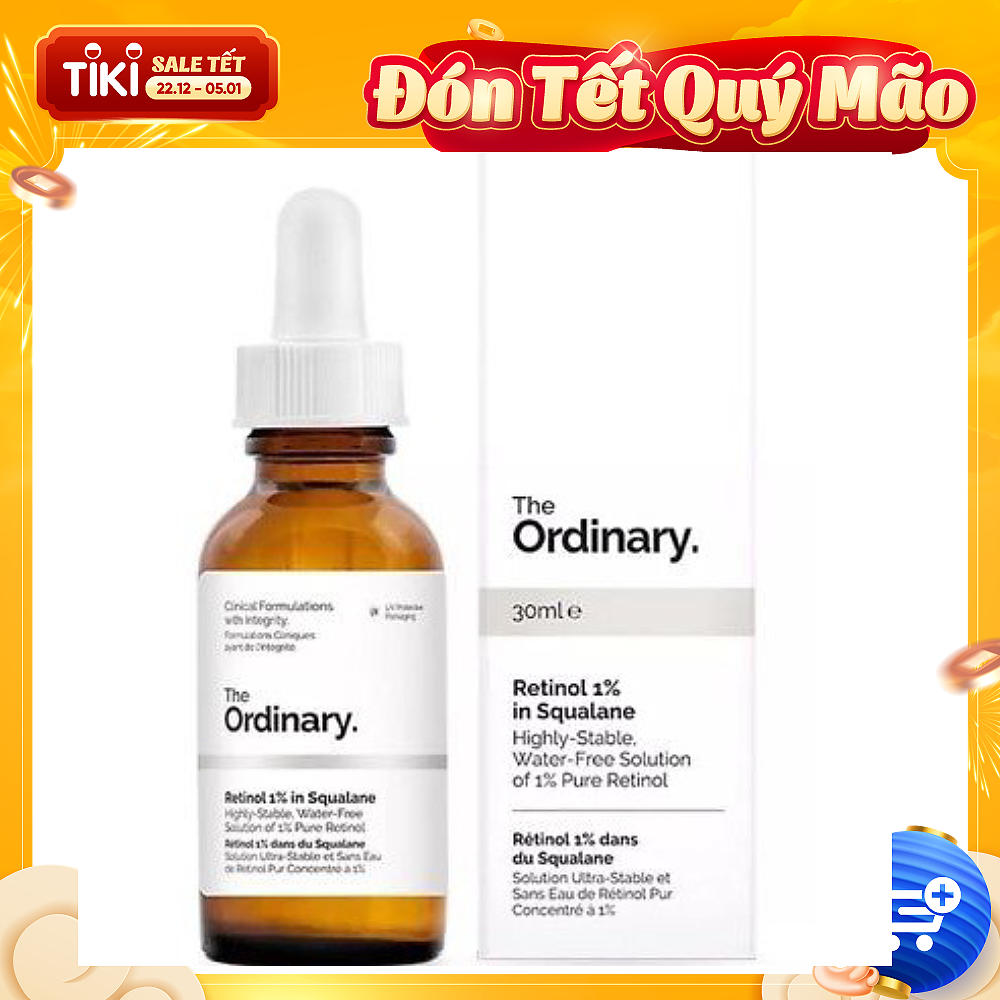 Tinh chất chống lão hóa da The Ordinary Retinol 1% in Squalane 30ml