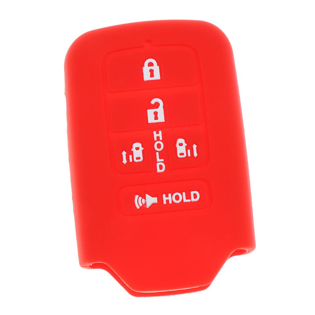 Car 6 Buttons Silicone Key  Fob  Case For