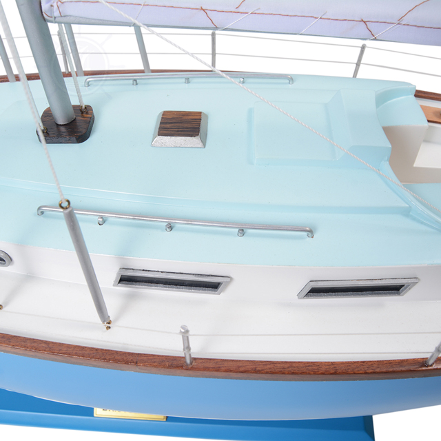 Mô Hình Thuyền Buồm Bristol 35.5 Bằng Gỗ Dùng Để Trưng Bày Trang Trí Dài 74 Cm