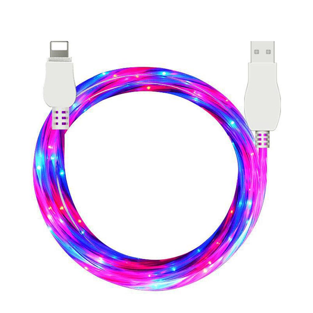 3.3ft LED Light Cable USB Type C Data Synchronization Cable Charging Cable for Mobile Phones