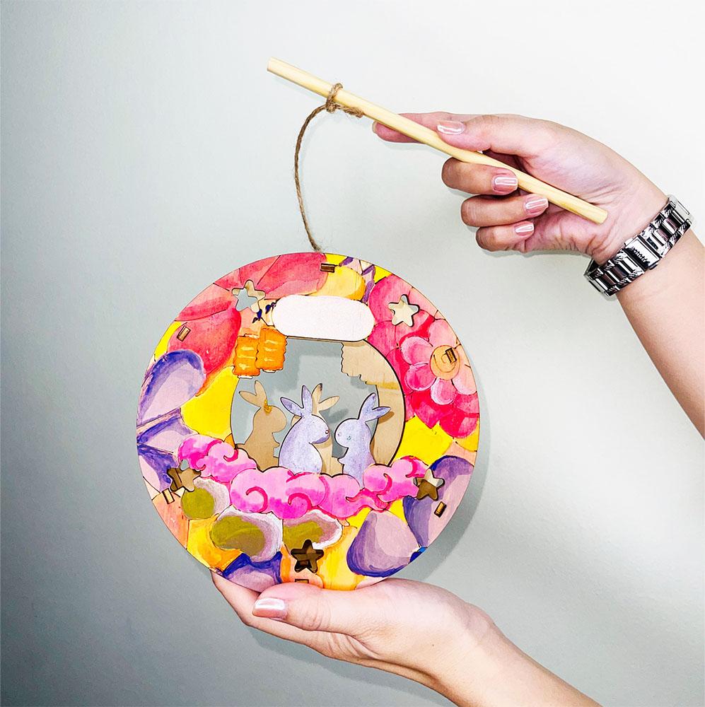 Lồng Đèn Sáng Tạo - Ngọc Thố Cung Trăng - Giftbrand GB07