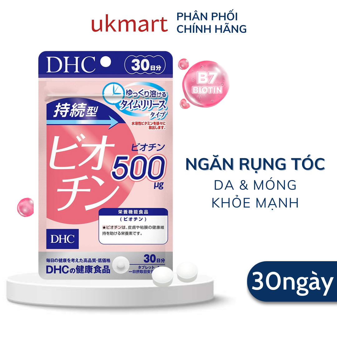 Viên Uống DHC Biotin Ngăn Rụng Tóc Sustained Release 30 Ngày