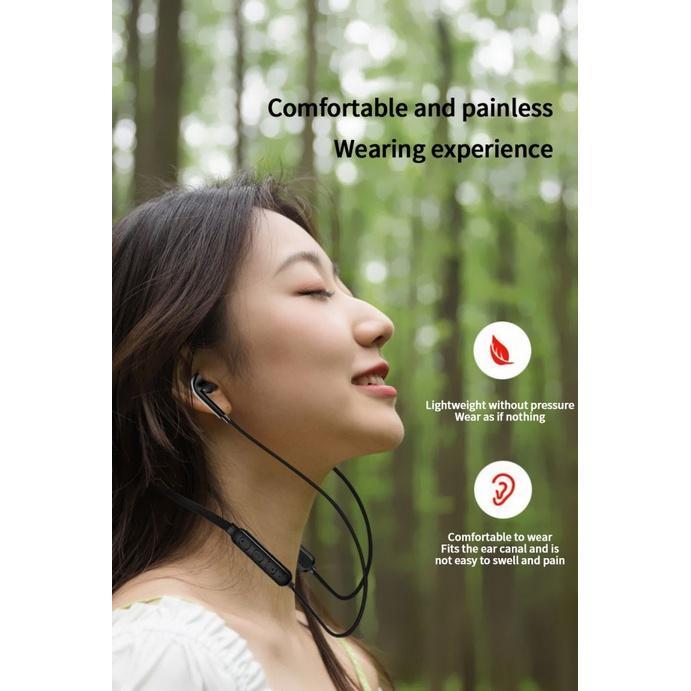 Tai Nghe Bluetooth 5.1 Không Dây Đeo Cổ Có Mic Chống Ồn Âm Thanh Bass B7