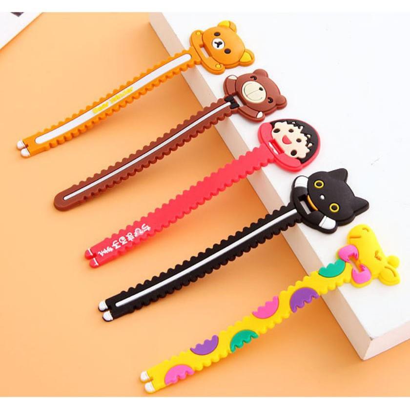 Dụng cụ thu gọn tai nghe, dây cáp hoạt hình 11,5*2,8cm Duashop