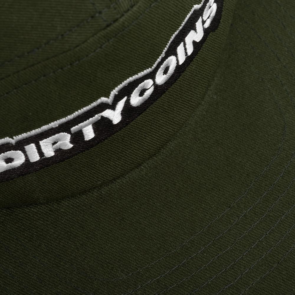 DirtyCoins Nón 5 Panels Cap - Pine Green