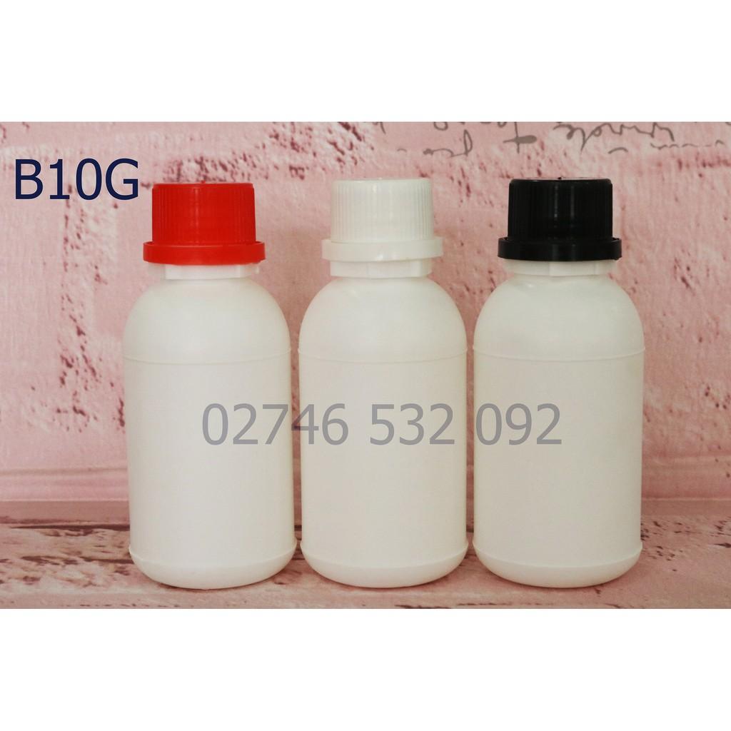 Chai Nhựa 100mL HPDE Thân Trắng Đục Nắp Khóa Galenti 3 Màu Sắc Xinh xắn_B10G