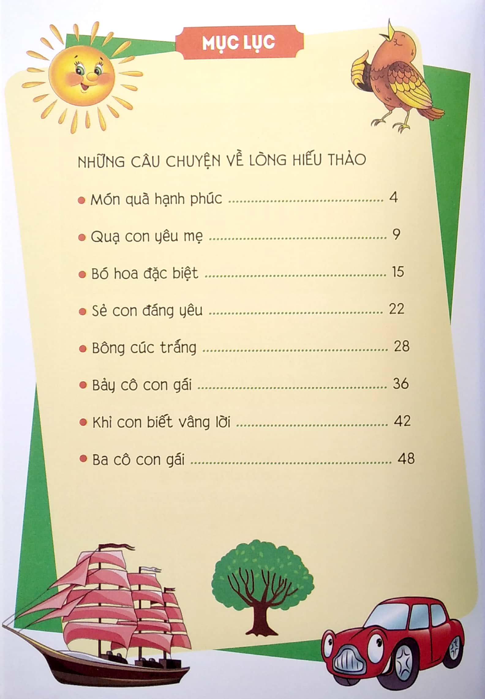 Truyện Tư Duy Hình Ảnh Cho Bé - Những Câu Chuyện Về Lòng Hiếu Thảo, Sự Trung Thực, Khiêm Tốn